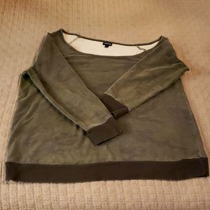 Torrid Off Shoulder Lounge Sweatshirt